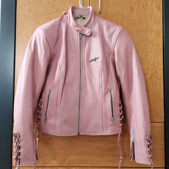 Alpinestars Stella Leather Armoured Motorcycle Jacket - Womens - Picture 2 of 10